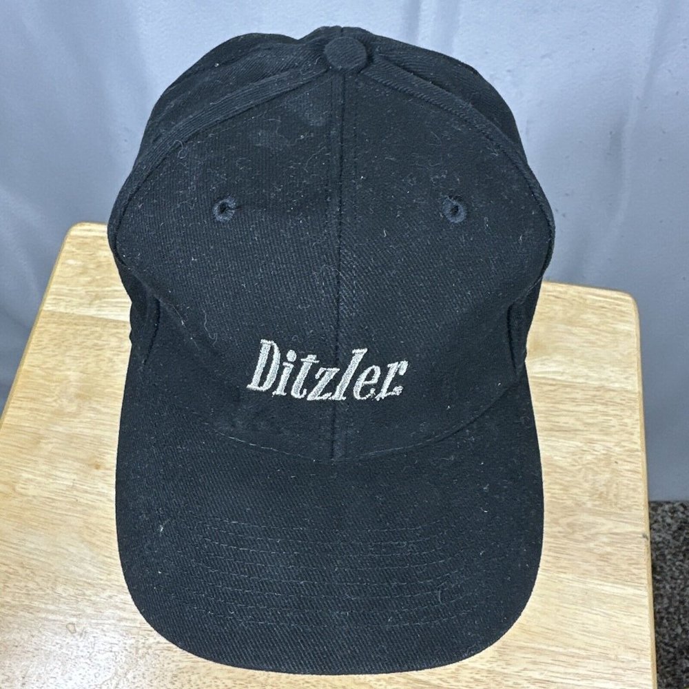 Falcon Headwear Ditzler Baseball Hat Cap  Strapback Adjustable Black - Picture 8 of 12